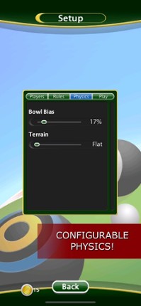 Virtual Lawn Bowls screenshot