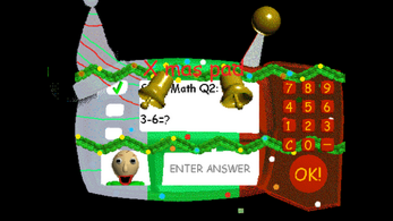 Baldi's Basics Christmas Bash. screenshot