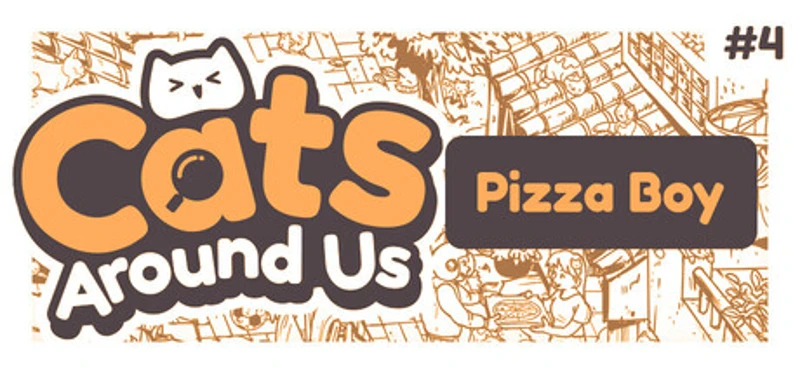 Cats Around Us: Pizza Boy Image