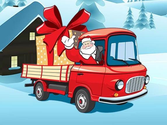 Christmas Vehicles Jigsaw Image