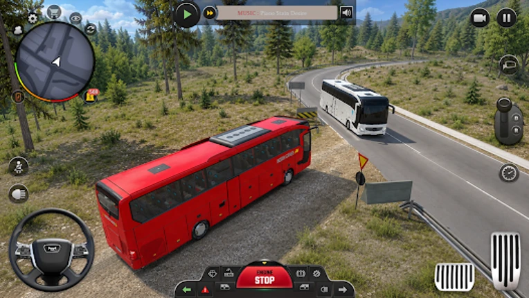 City Bus Games 3D Coach Bus Image
