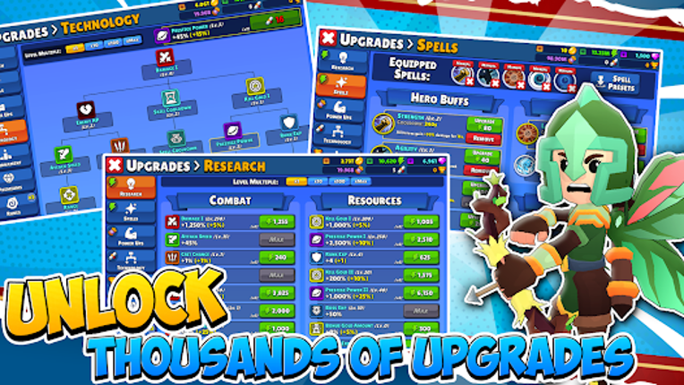 Idle Hero TD Tower Defense RPG screenshot