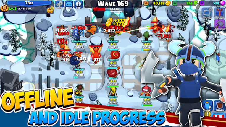 Idle Hero TD Tower Defense RPG Image