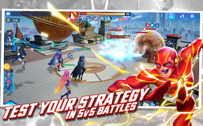 DC Worlds Collide Strategy RPG screenshot