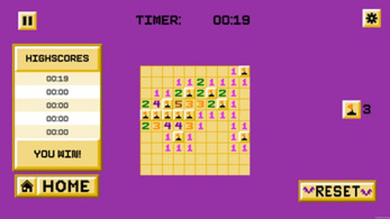 Custom Minesweeper screenshot