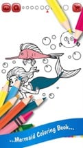 Mermaids Coloring Book Image