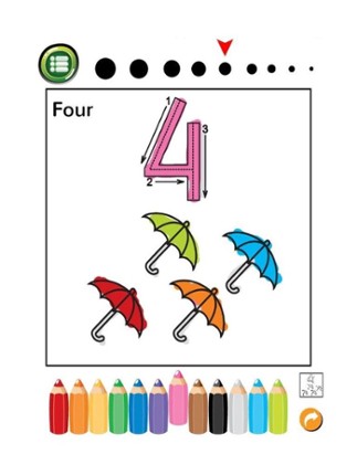 Numbers Tracer Phonics Coloring Book: Learning Basic Math Free For Toddlers And Kids! screenshot