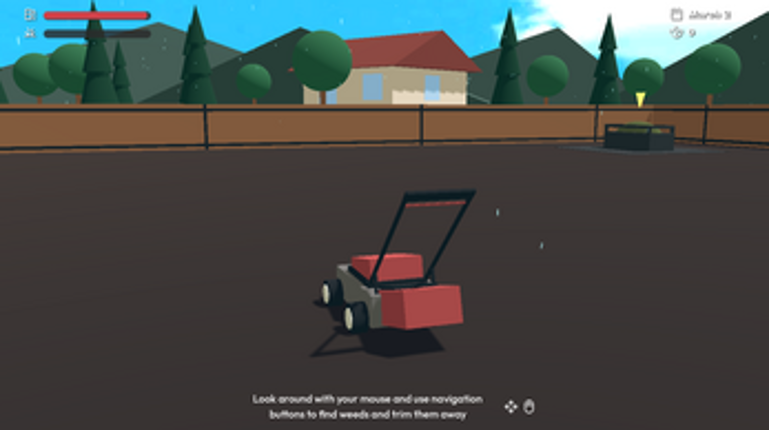 Red Lawn Mower Game screenshot