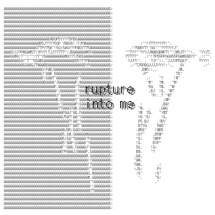 Games like rupture into me