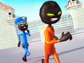 Stickman Prison Escape Story 3D Image