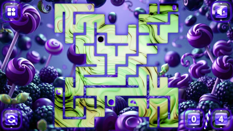 Sweetie Candy Maze: Blackberry screenshot