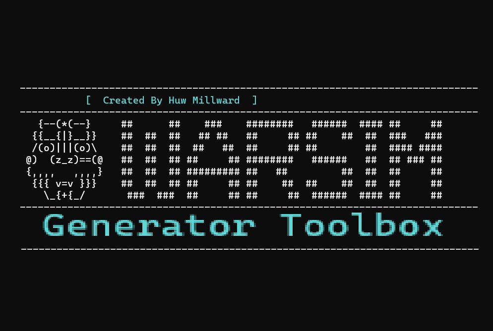 Games like Warsim's Generator Toolbox