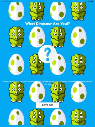 What Dinosaur Am I? screenshot