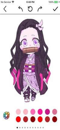 Anime & Manga Coloring Book screenshot