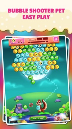 Bubble Games Pet Ball Shooter Wars Free : The Shooting Puzzle Game screenshot