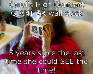 Games like Carols High Contrast Giant VR Wall Clock