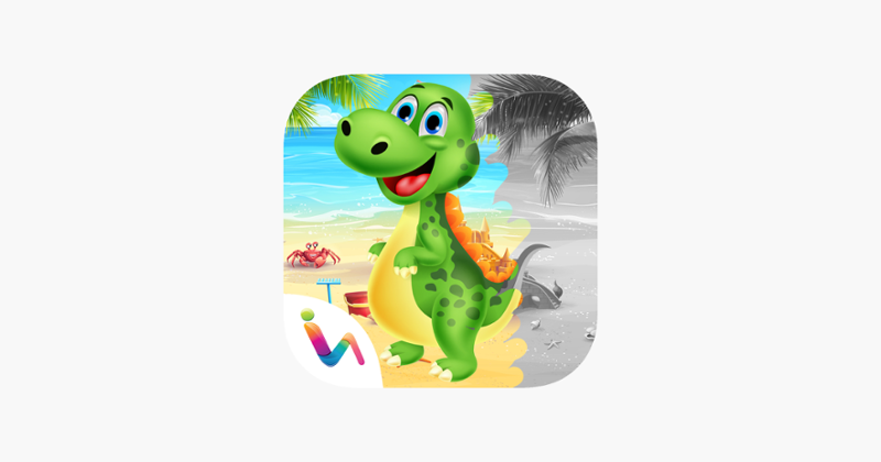 Dinosaurs Scratch &amp; Paint Color Games Image