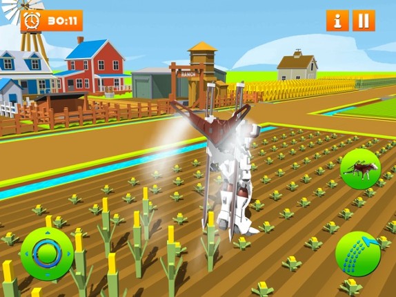 Farm Village Robot Transform screenshot
