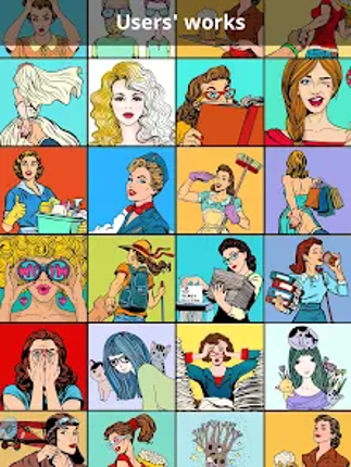 Girls Coloring Book screenshot