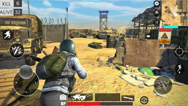 Desert survival shooting game Image