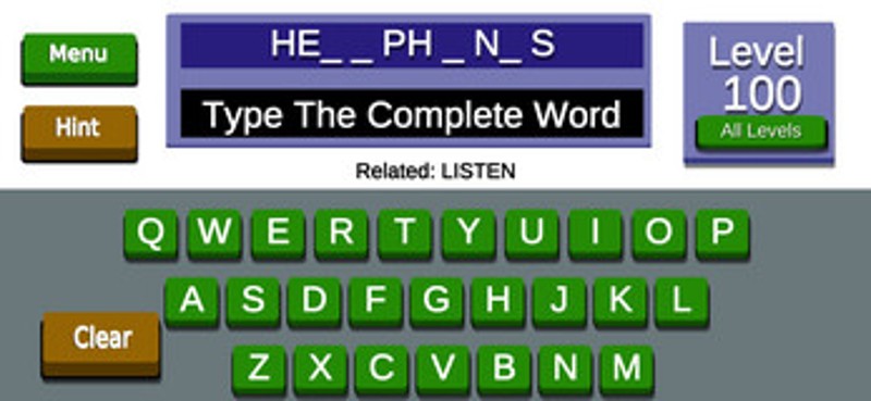 AptiRay: Missing Letters Game | PC/Desktop Version Image