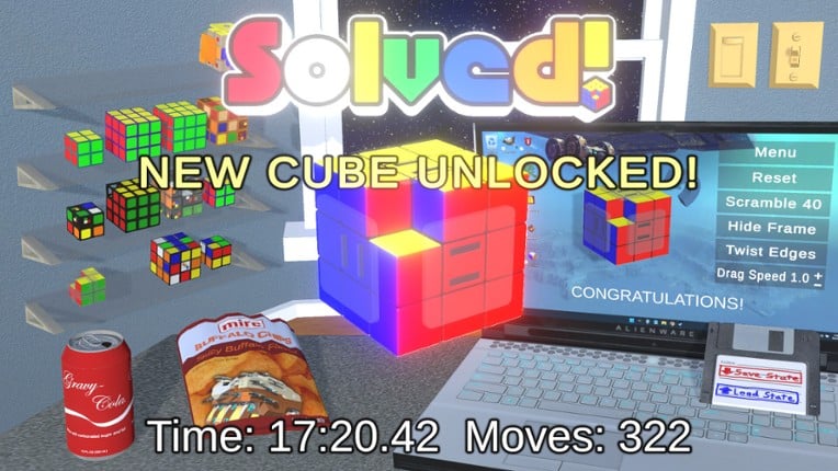 Glow Cubes screenshot
