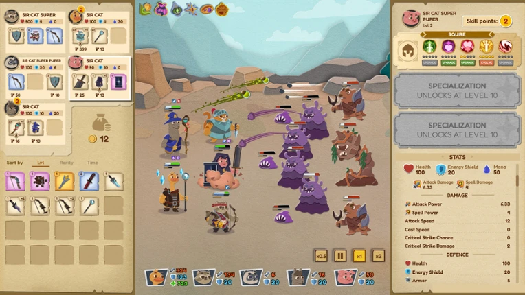Paper Tactics screenshot