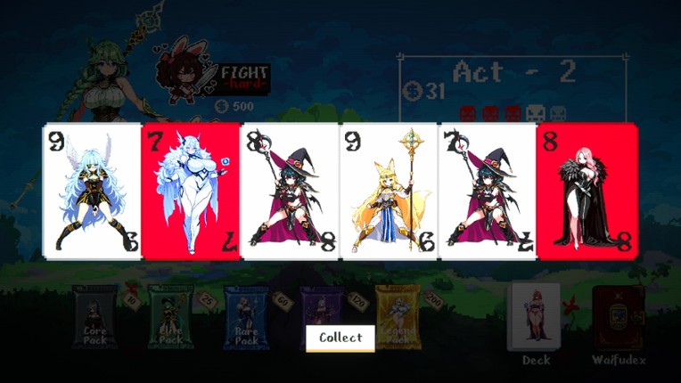 Waifuro : Roguelike Waifubuilder Image