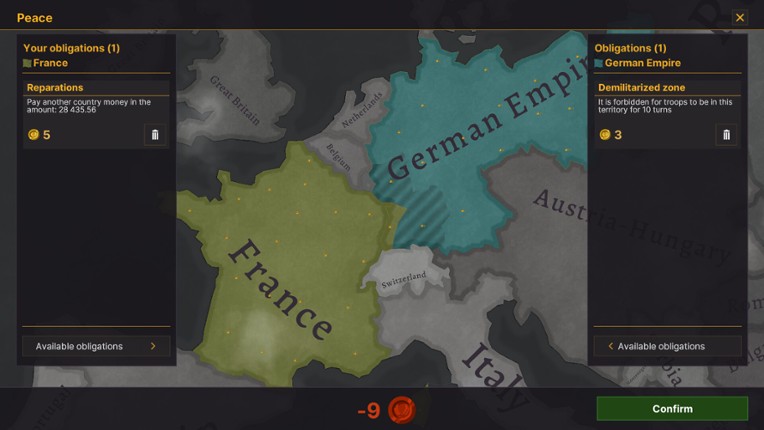 Warnament screenshot