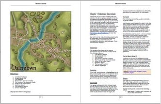 Adventures in Dalentown for DeScriptors RPG Image