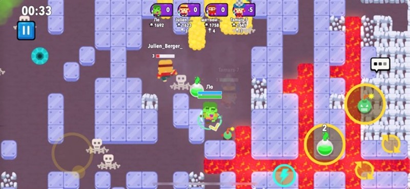 Bomber Diggers - Brawl heroes screenshot