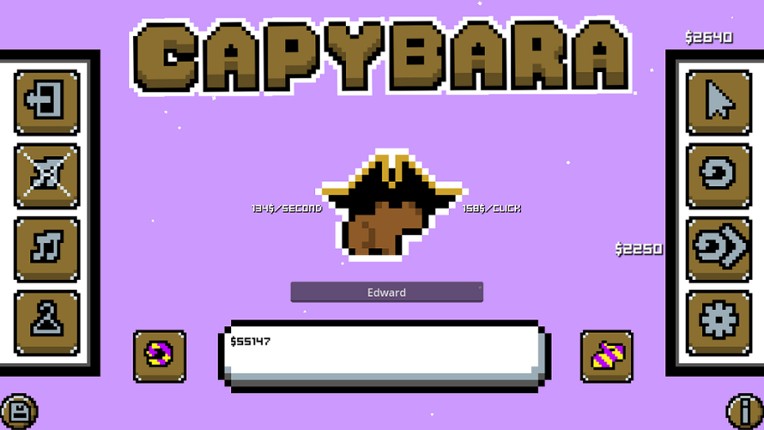 Capybara Achievement Clicker screenshot