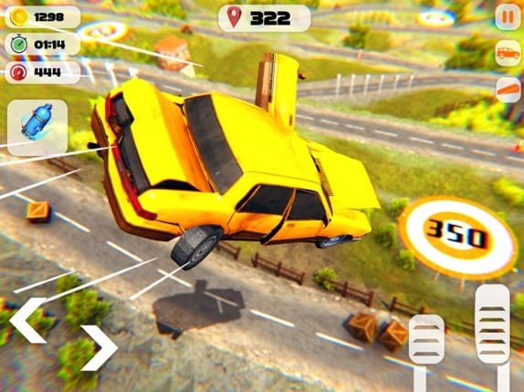 Car Crash Crazy Beam Drive 3D Image