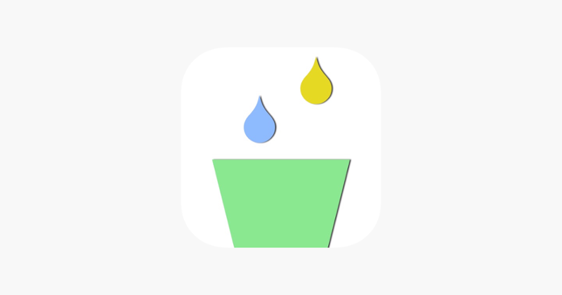 Collect Colorful Raindrop With Glass Cup at Finger Tip Free Image