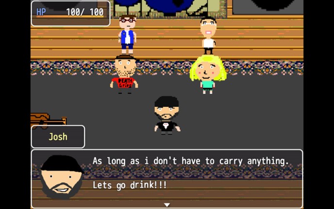 Ellen and the Degenerates RPG screenshot