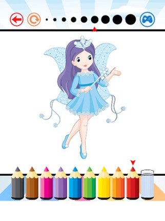 Fairy Princess Coloring Book - Art for Kid screenshot