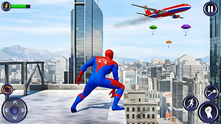 Spider Hero Fight Rescue City Image
