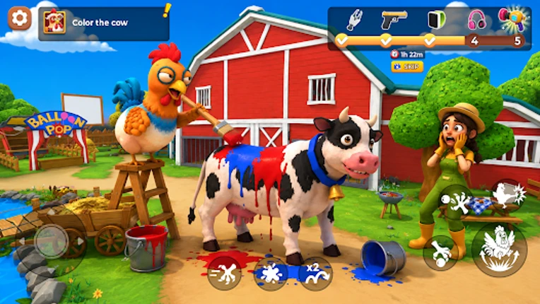 Chicken Prankster: Farm Chaos Image