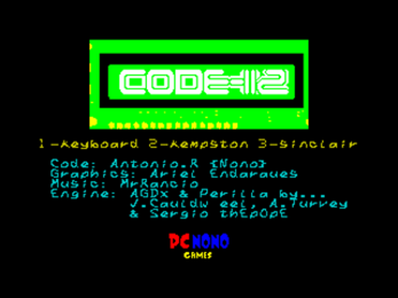 CODE-112 ZX Spectrum 48-128k screenshot