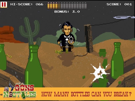 Guns n' Bottles - The fastest fingers in the west screenshot