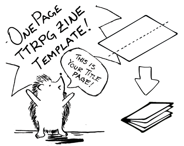 Games like One Page Zine Template