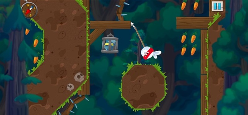 Rabbit Samurai - Grapple ninja screenshot