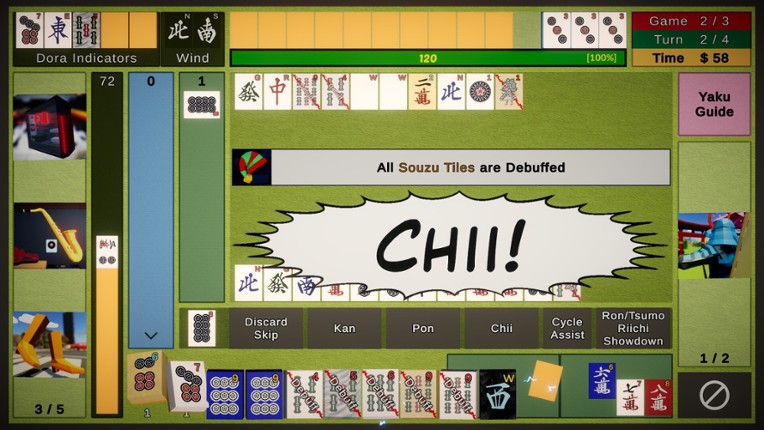 Showdown! Mahjong Tutorial Included screenshot