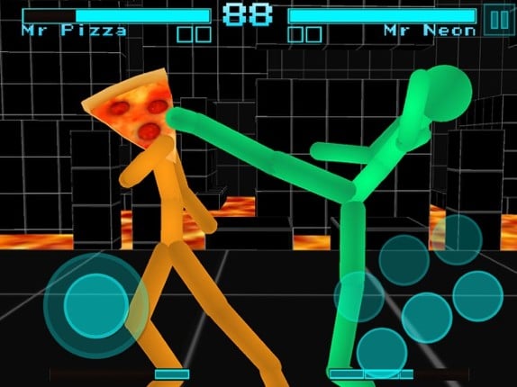 Stickman Fight: Neon Warriors screenshot