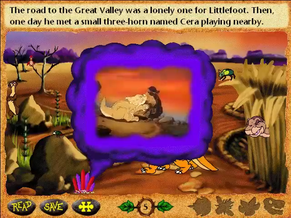 The Land Before Time Animated MovieBook screenshot