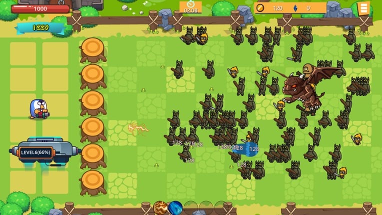 Chicken Defense War - Tower Defense screenshot