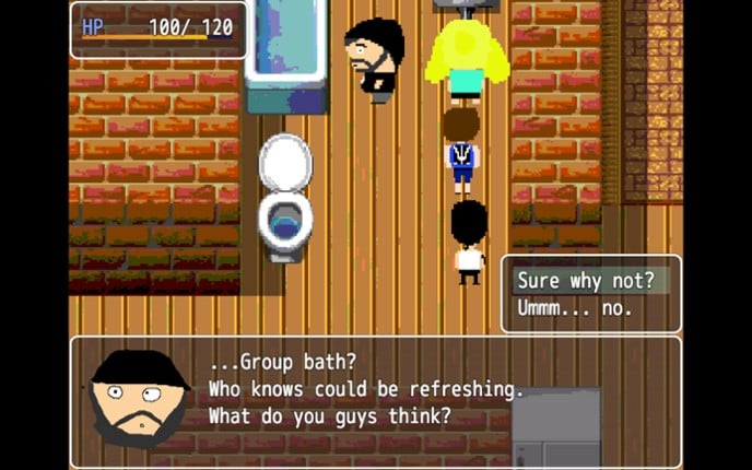Ellen and the Degenerates RPG screenshot