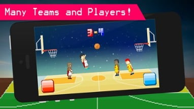 Funny Bouncy Basketball - Fun 2 Player Physics Image