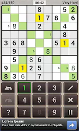 Andoku Sudoku 2 screenshot