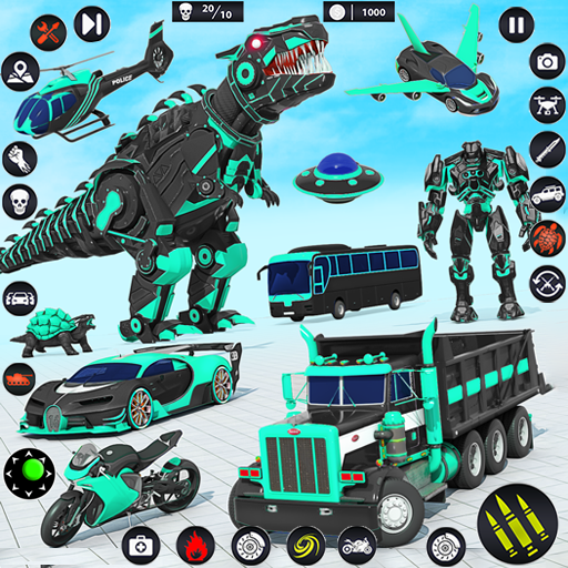 Games like Dino Robot Car Transform Games
